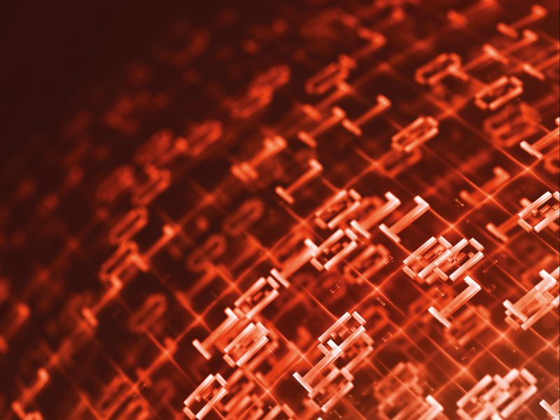 Abstract representation of binary code