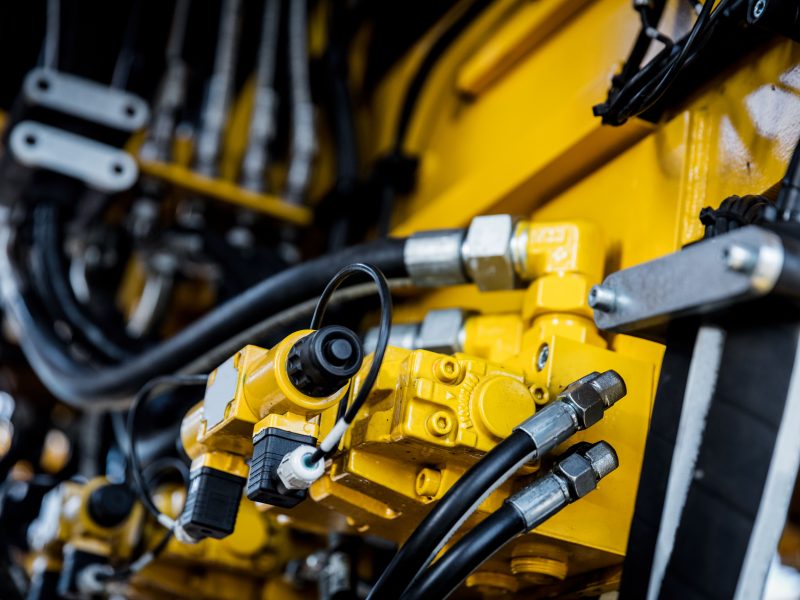 Close up of machinery used in engineering field