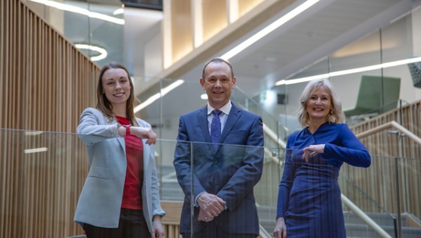 (Left to right: Lizzie McCloy - Nexus Enterprise Manager, Dr Martin Stow - Nexus Director and Helen Oldham - NorthInvest Founding Board Director 