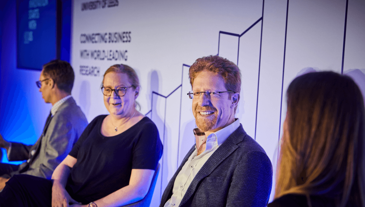 Stuart Sherman as part of the panel discussion