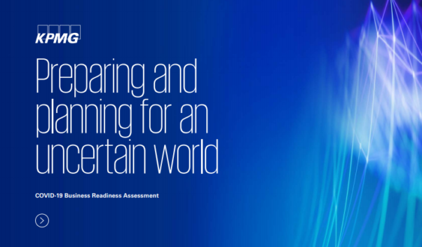 Front cover image of KPMG's preparing an planning for an uncertain world assessment